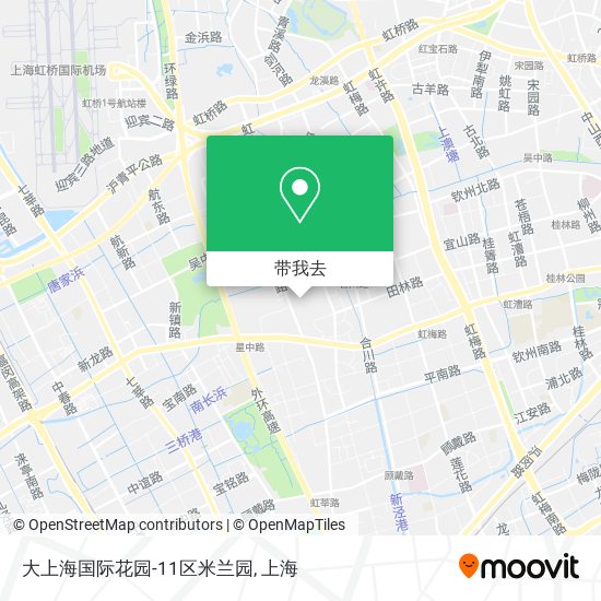 大上海国际花园-11区米兰园地图