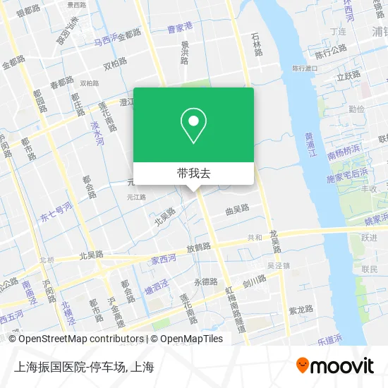 上海振国医院-停车场地图