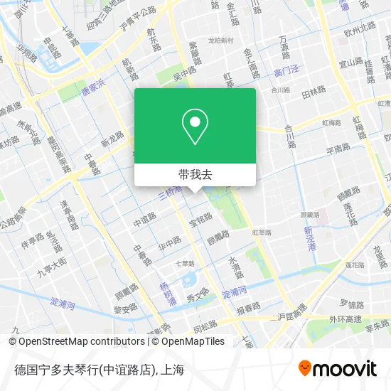 德国宁多夫琴行(中谊路店)地图