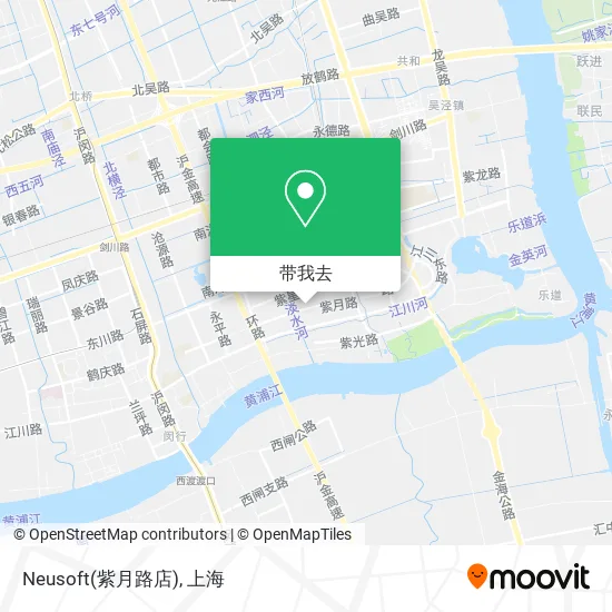 Neusoft(紫月路店)地图