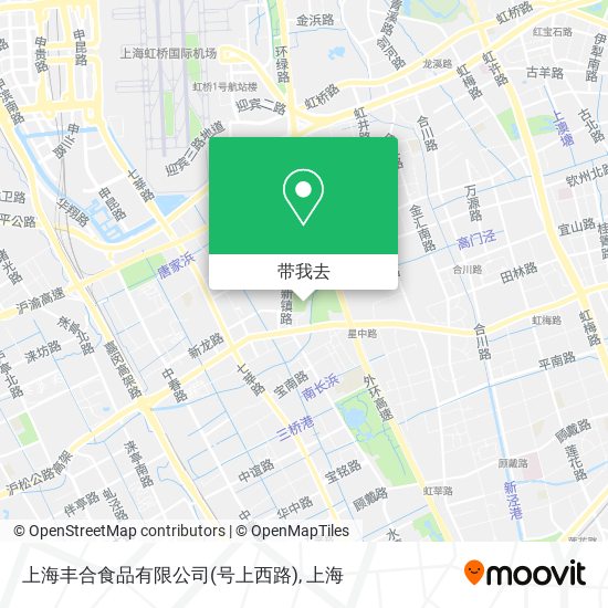 上海丰合食品有限公司(号上西路)地图