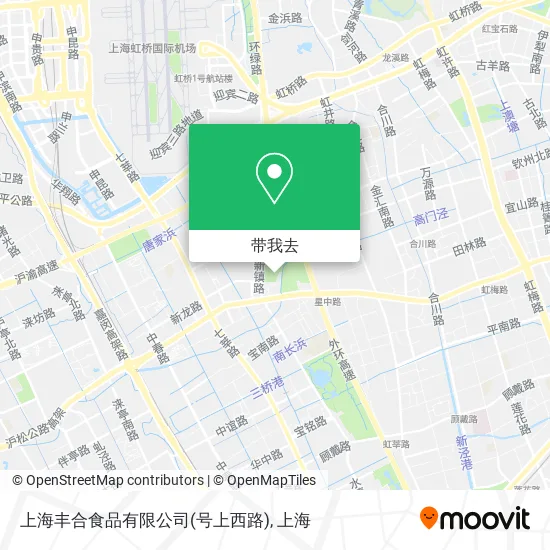 上海丰合食品有限公司(号上西路)地图