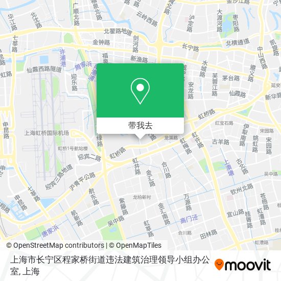 上海市长宁区程家桥街道违法建筑治理领导小组办公室地图