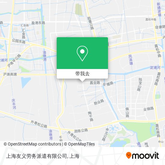 上海友义劳务派遣有限公司地图