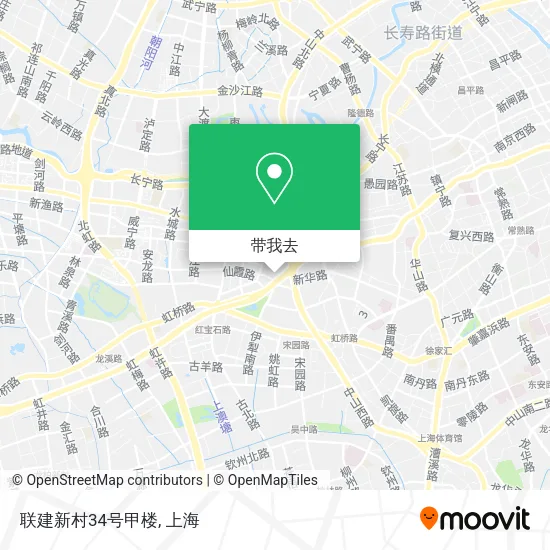 联建新村34号甲楼地图