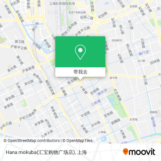 Hana mokuba(汇宝购物广场店)地图