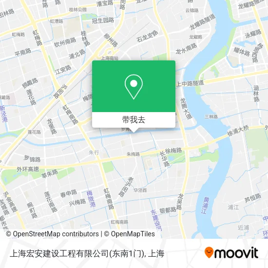 上海宏安建设工程有限公司(东南1门)地图