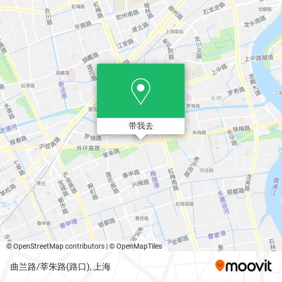 曲兰路/莘朱路(路口)地图