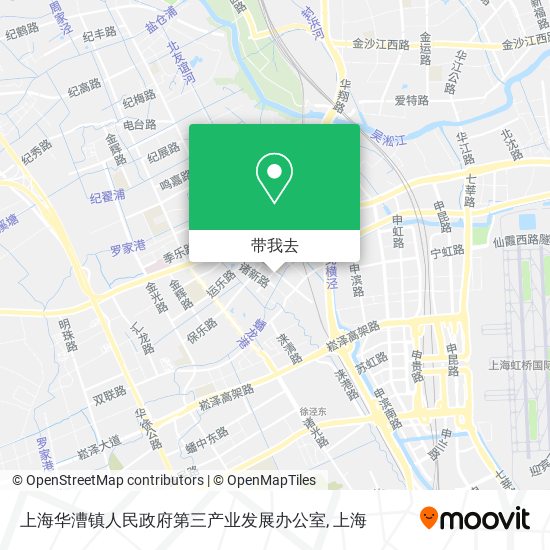 上海华漕镇人民政府第三产业发展办公室地图