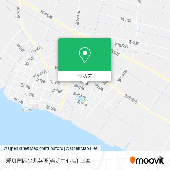 爱贝国际少儿英语(崇明中心店)地图