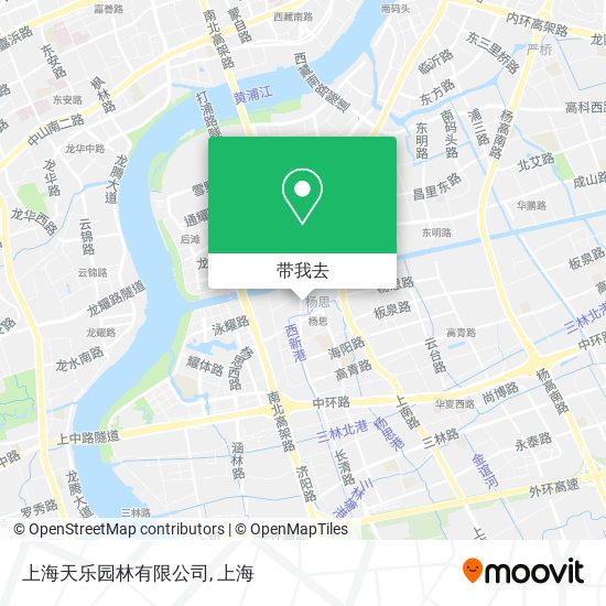 上海天乐园林有限公司地图