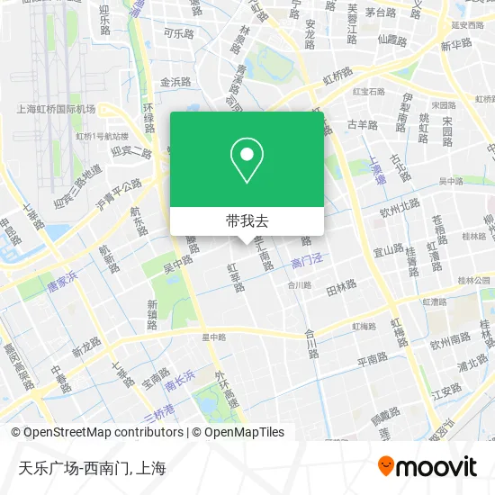 天乐广场-西南门地图