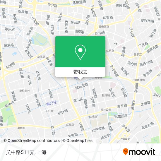 吴中路511弄地图