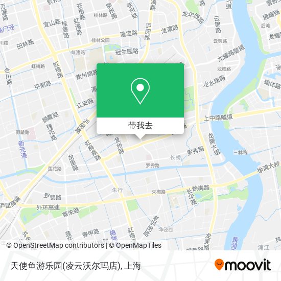 天使鱼游乐园(凌云沃尔玛店)地图