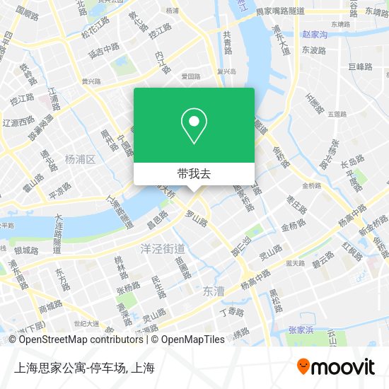 上海思家公寓-停车场地图