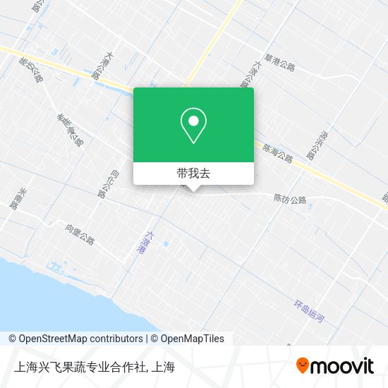 上海兴飞果蔬专业合作社地图