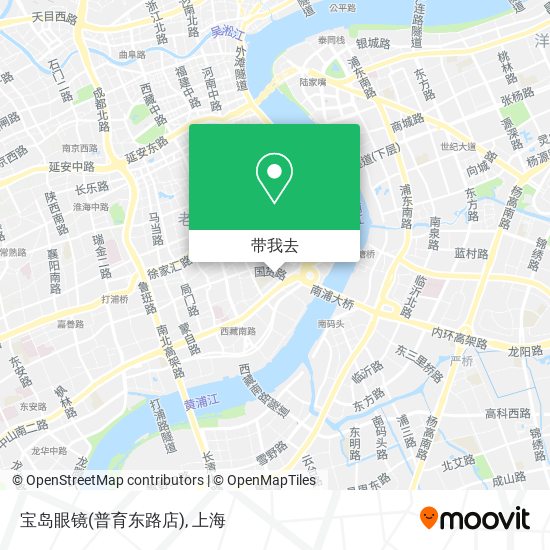 宝岛眼镜(普育东路店)地图