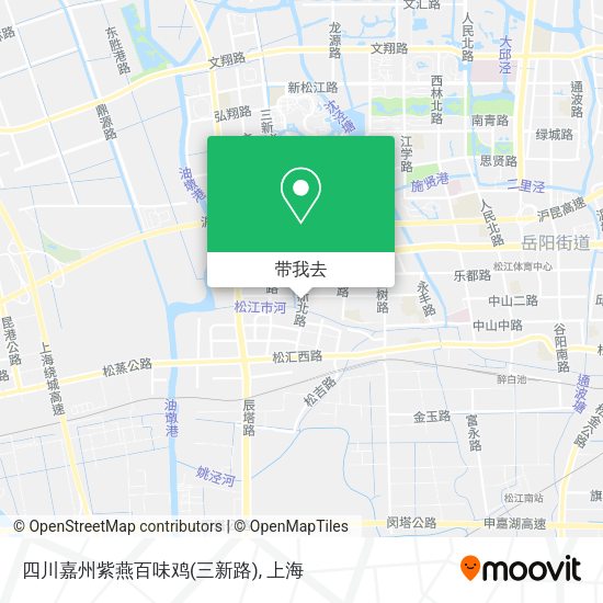 四川嘉州紫燕百味鸡(三新路)地图