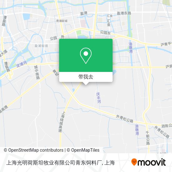 上海光明荷斯坦牧业有限公司青东饲料厂地图