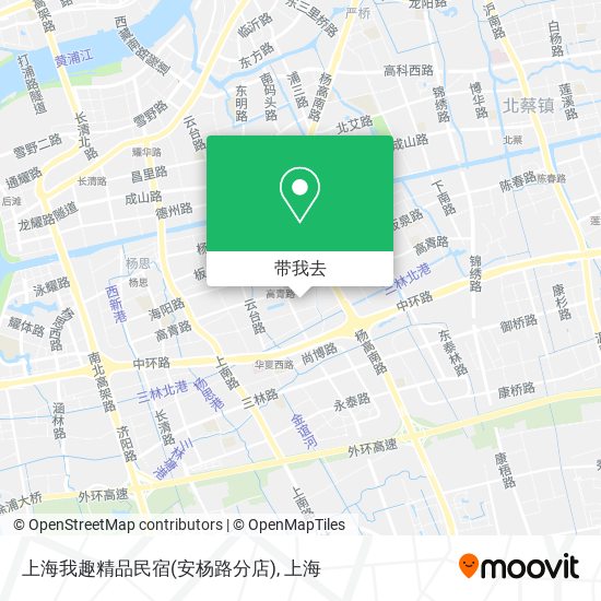 上海我趣精品民宿(安杨路分店)地图