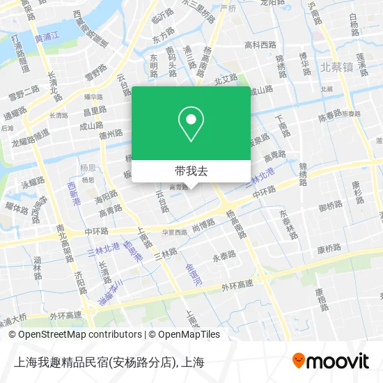 上海我趣精品民宿(安杨路分店)地图
