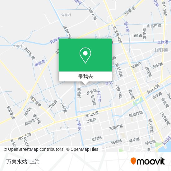 万泉水站地图