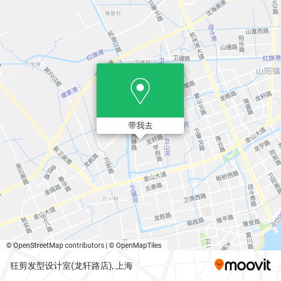 狂剪发型设计室(龙轩路店)地图
