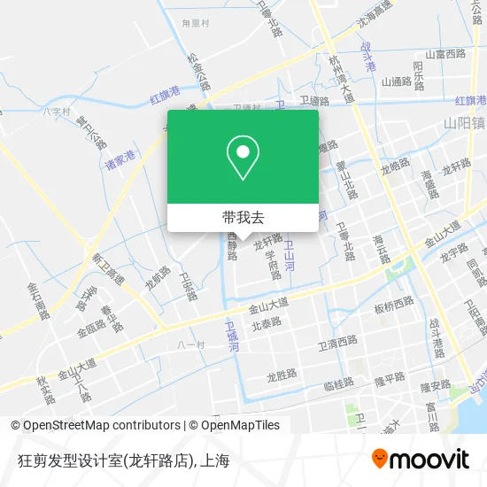 狂剪发型设计室(龙轩路店)地图