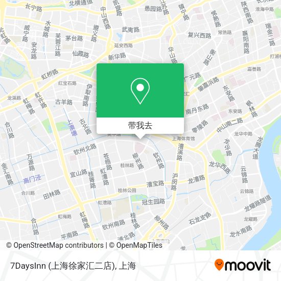 7DaysInn (上海徐家汇二店)地图