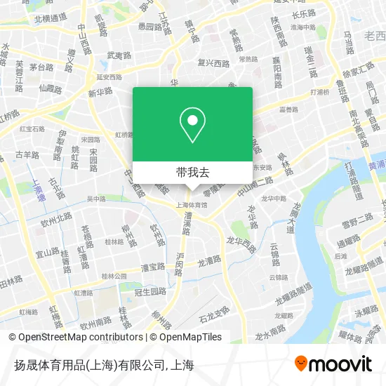 扬晟体育用品(上海)有限公司地图