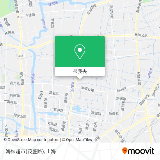 海妹超市(茂盛路)地图