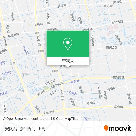 安阁苑北区-西门地图