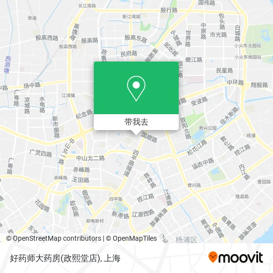 好药师大药房(政熙堂店)地图
