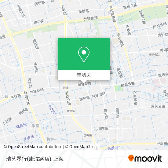 瑞艺琴行(康沈路店)地图