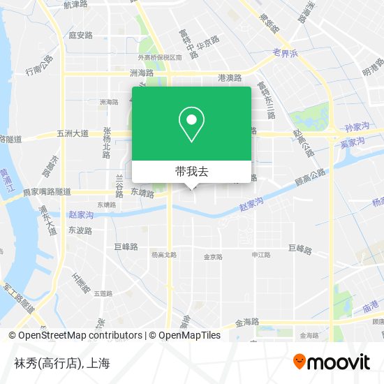 袜秀(高行店)地图