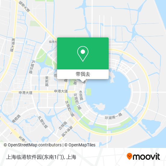 上海临港软件园(东南1门)地图