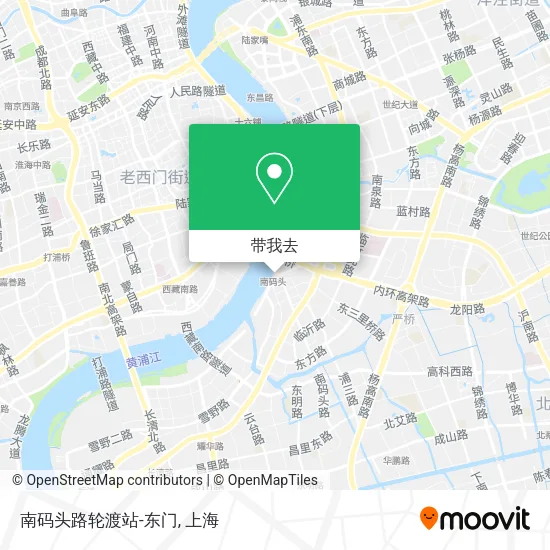 南码头路轮渡站-东门地图