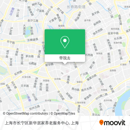 上海市长宁区新华居家养老服务中心地图