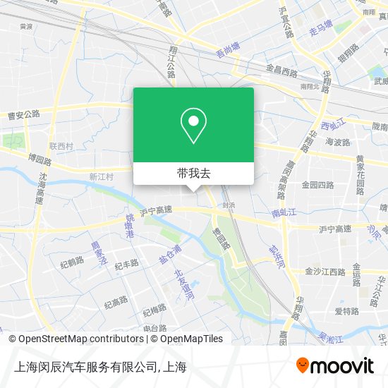 上海闵辰汽车服务有限公司地图