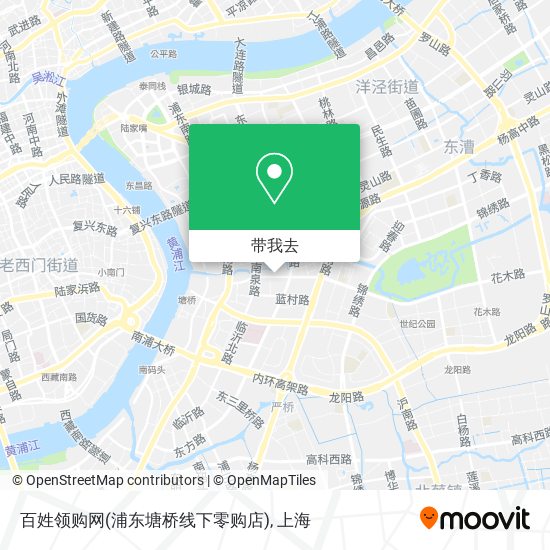 百姓领购网(浦东塘桥线下零购店)地图