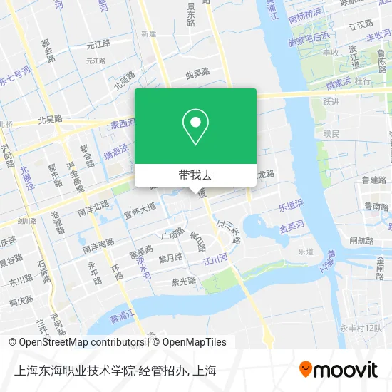 上海东海职业技术学院-经管招办地图