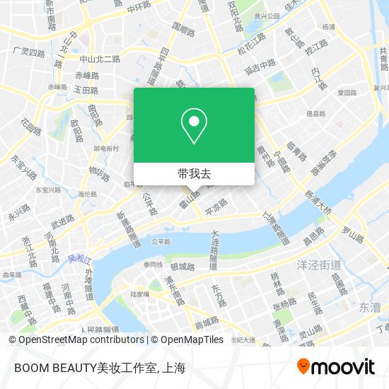 BOOM BEAUTY美妆工作室地图