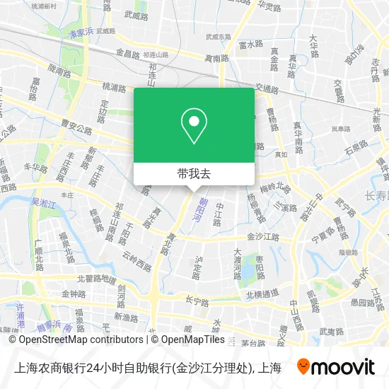 上海农商银行24小时自助银行(金沙江分理处)地图