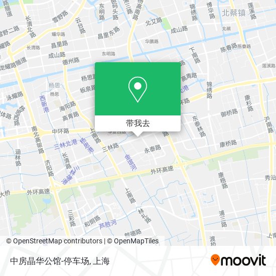 中房晶华公馆-停车场地图