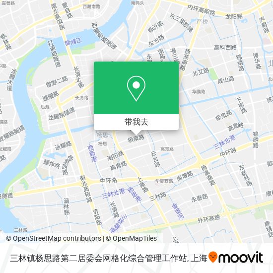 三林镇杨思路第二居委会网格化综合管理工作站地图