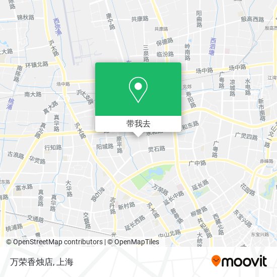 万荣香烛店地图