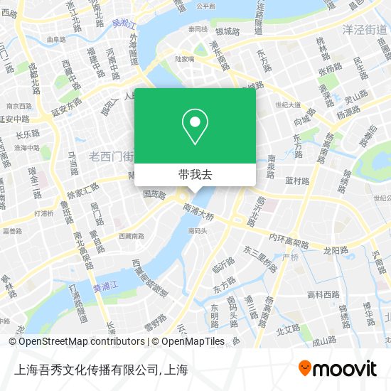 上海吾秀文化传播有限公司地图