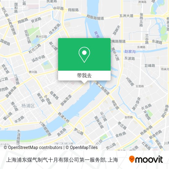 上海浦东煤气制气十月有限公司第一服务部地图