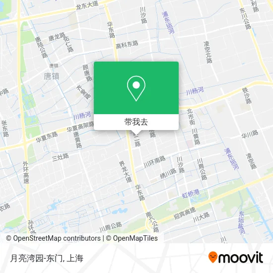 月亮湾园-东门地图