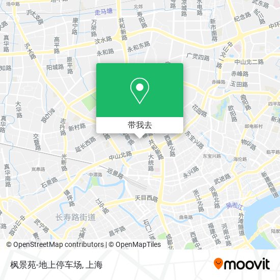 枫景苑-地上停车场地图